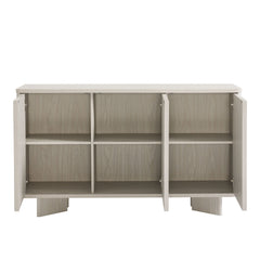 Flux White Wash Arched 3-Door Sideboard - Ornate Home