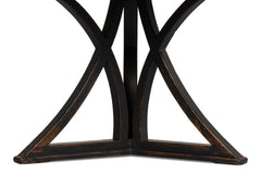 Flying Buttress Black Dining Table - Ornate Home