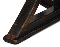 Flying Buttress Black Dining Table - Ornate Home