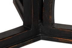 Flying Buttress Black Dining Table - Ornate Home