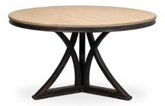Flying Buttress Black Dining Table - Ornate Home