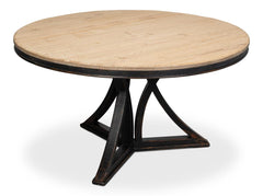 Flying Buttress Black Dining Table - Ornate Home