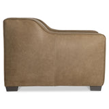 Flynn Beige/Tan Leather Power Motion Chair - Ornate Home