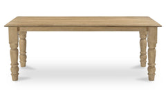 Flynn Natural Rectangle Dining Table - Ornate Home