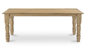 Flynn Natural Rectangle Dining Table - Ornate Home