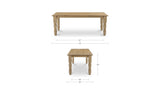 Flynn Natural Rectangle Dining Table - Ornate Home