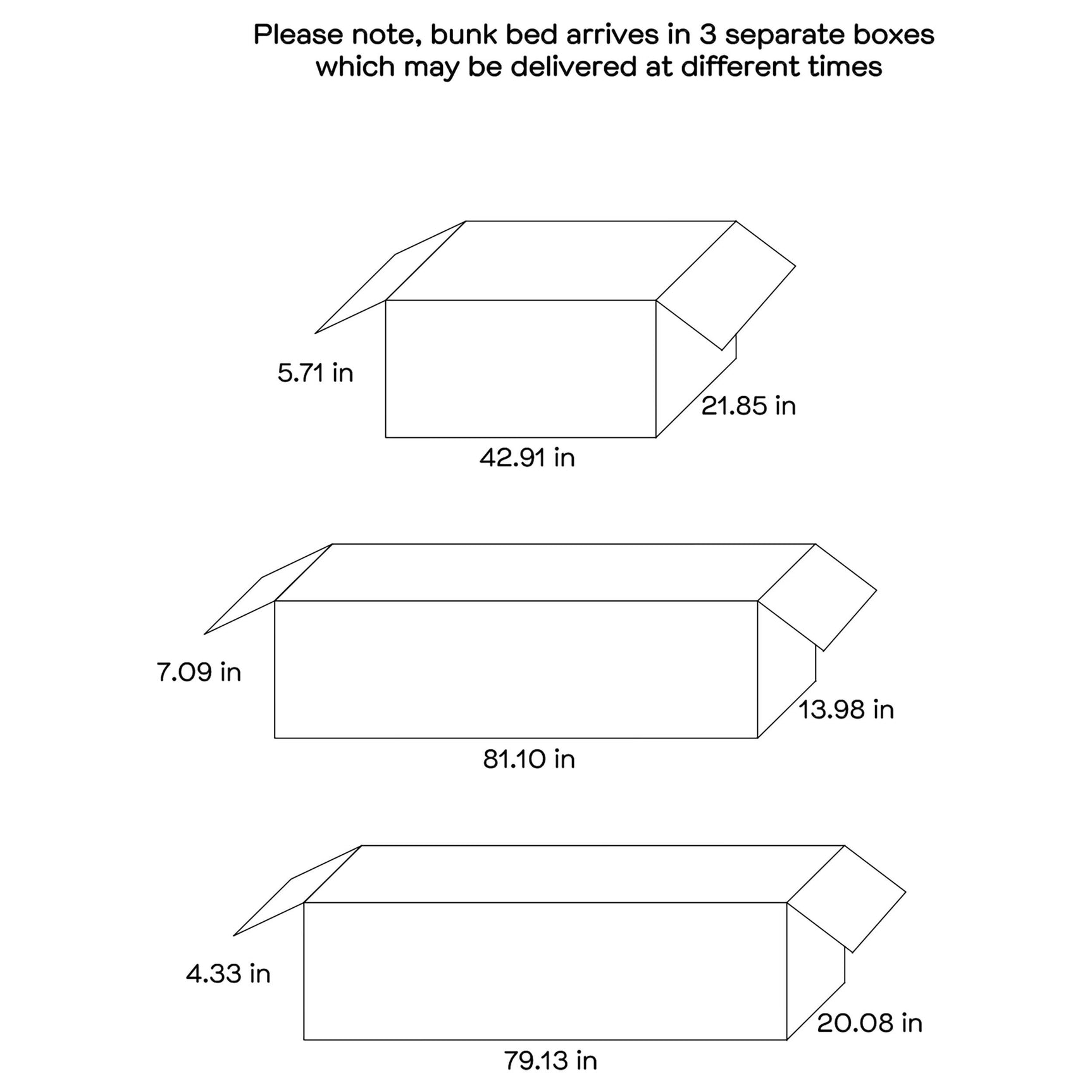 Flynn Weathered Brown Wood Twin Over Full Bunk Bed with Mattress - Ornate Home