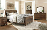 Flynnter Medium Brown Two Drawer Nightstand - Ornate Home