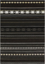 Fogertown Black Western Rug - Ornate Home