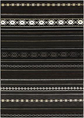 Fogertown Black Western Rug - Ornate Home
