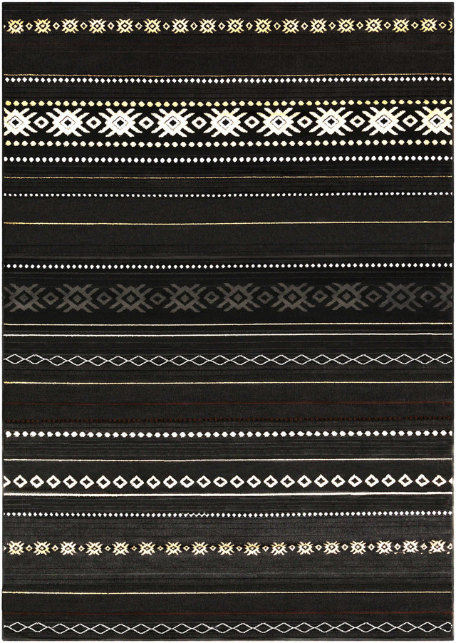 Fogertown Black Western Rug - Ornate Home