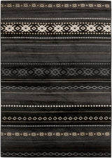 Fogertown Black Western Rug - Ornate Home