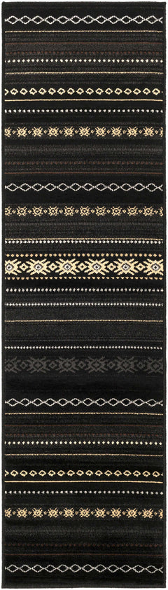 Fogertown Black Western Rug - Ornate Home