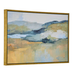 Folded Hills Multicolor Framed Landscape Art - Ornate Home