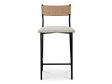 Foley White Counter Stool - Ornate Home