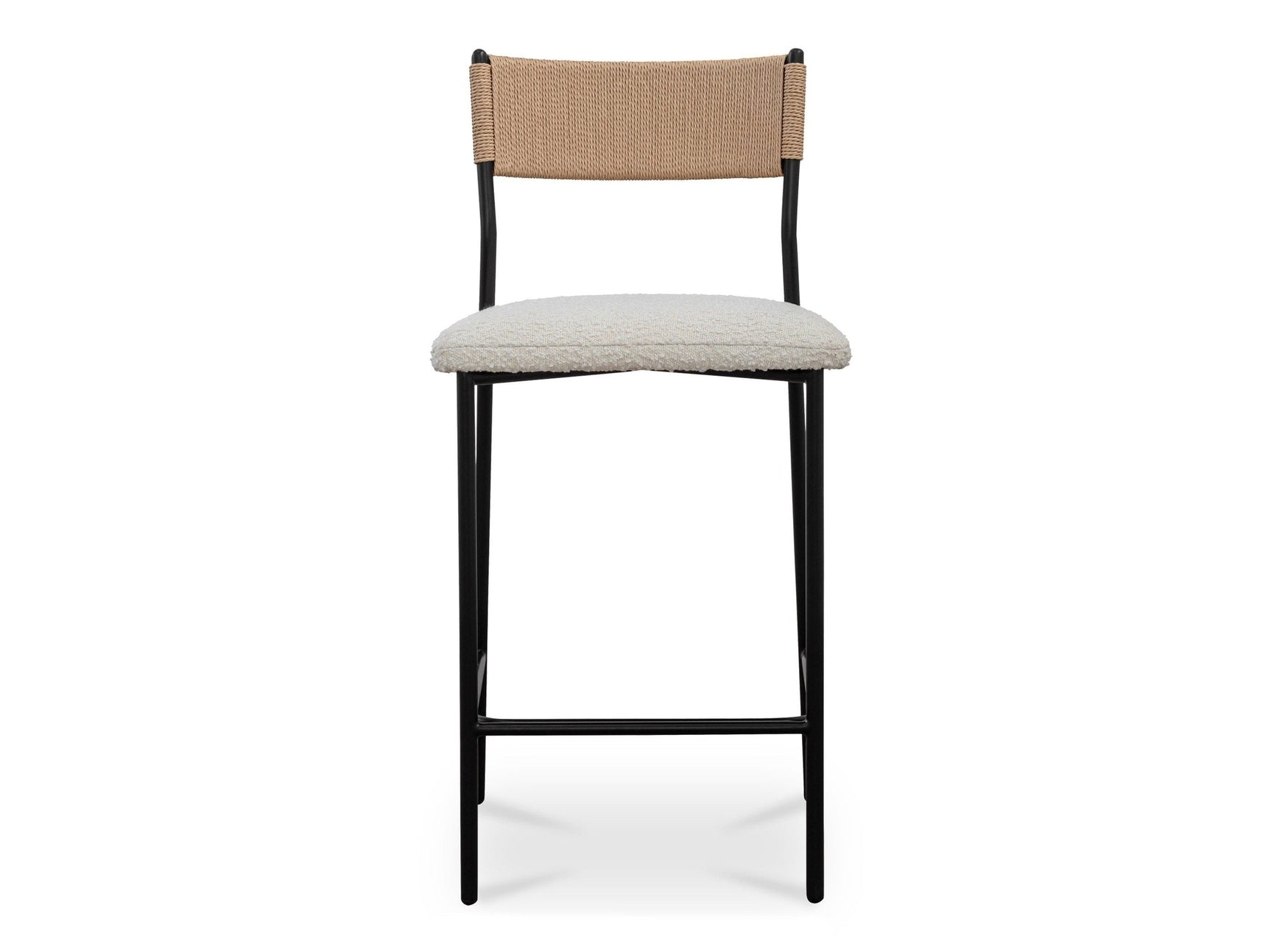 Foley White Counter Stool - Ornate Home