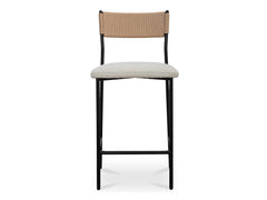 Foley White Counter Stool - Ornate Home