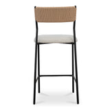 Foley White Counter Stool - Ornate Home