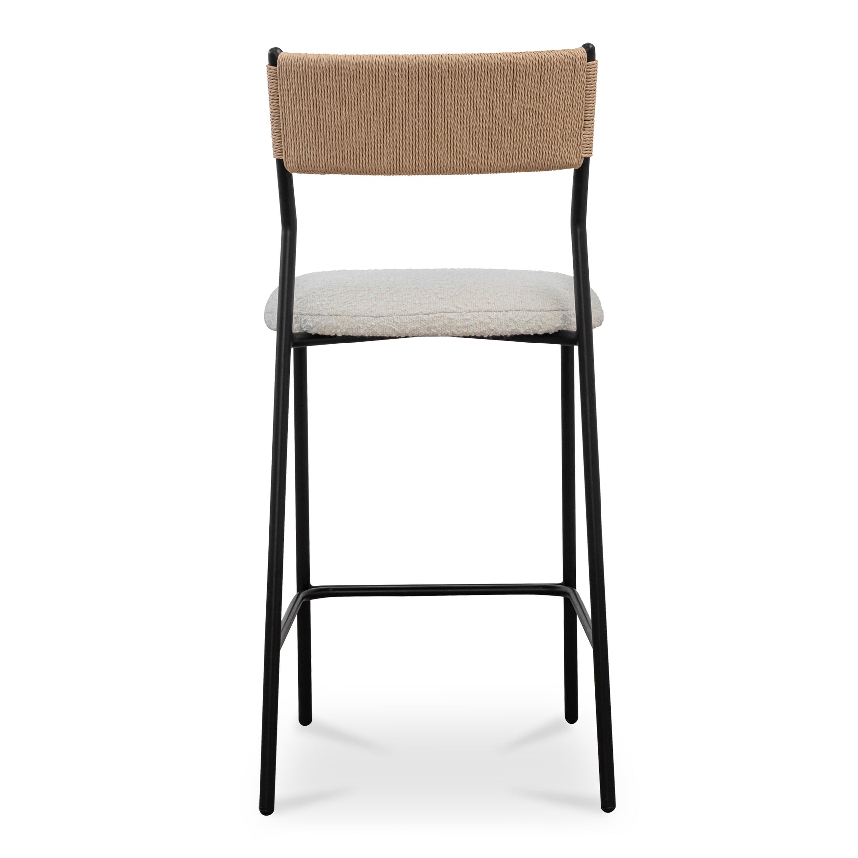Foley White Counter Stool - Ornate Home
