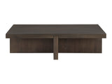 Folke Dark Brown Rectangular Coffee Table - Ornate Home