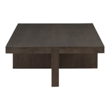 Folke Dark Brown Rectangular Coffee Table - Ornate Home