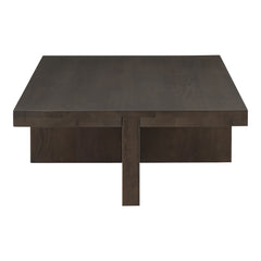 Folke Dark Brown Rectangular Coffee Table - Ornate Home
