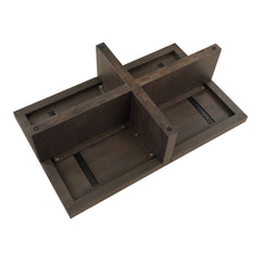 Folke Dark Brown Rectangular Coffee Table - Ornate Home