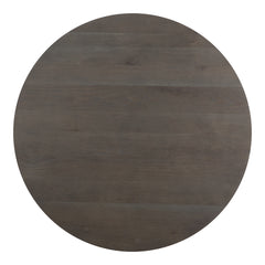 Folke Dark Brown Round Coffee Table - Ornate Home