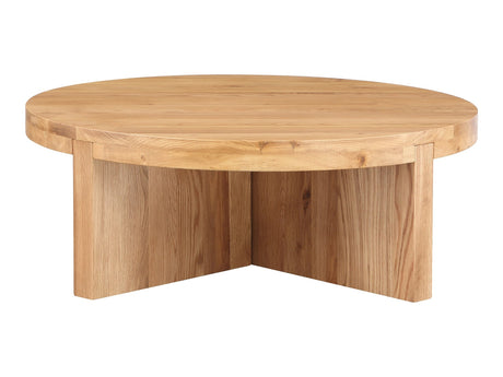 Folke Natural Round Coffee Table - Ornate Home