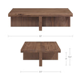 Folke Walnut Coffee Table - Ornate Home