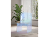 Fomo Honeyberry Iridescent Acrylic Accent Chair - Ornate Home