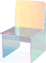 Fomo Honeyberry Iridescent Acrylic Accent Chair - Ornate Home