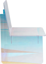 Fomo Honeyberry Iridescent Acrylic Accent Chair - Ornate Home