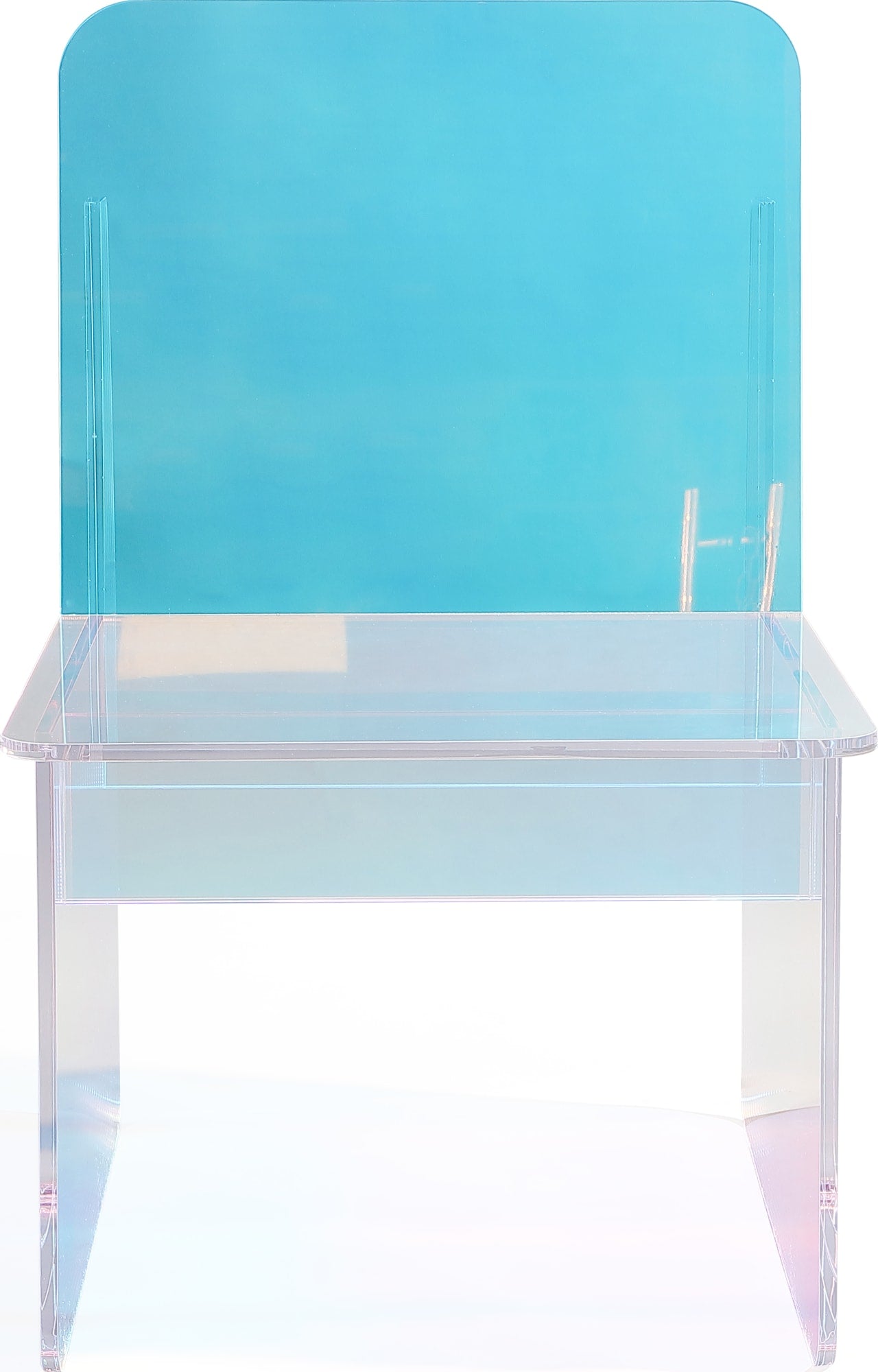 Fomo Honeyberry Iridescent Acrylic Accent Chair - Ornate Home