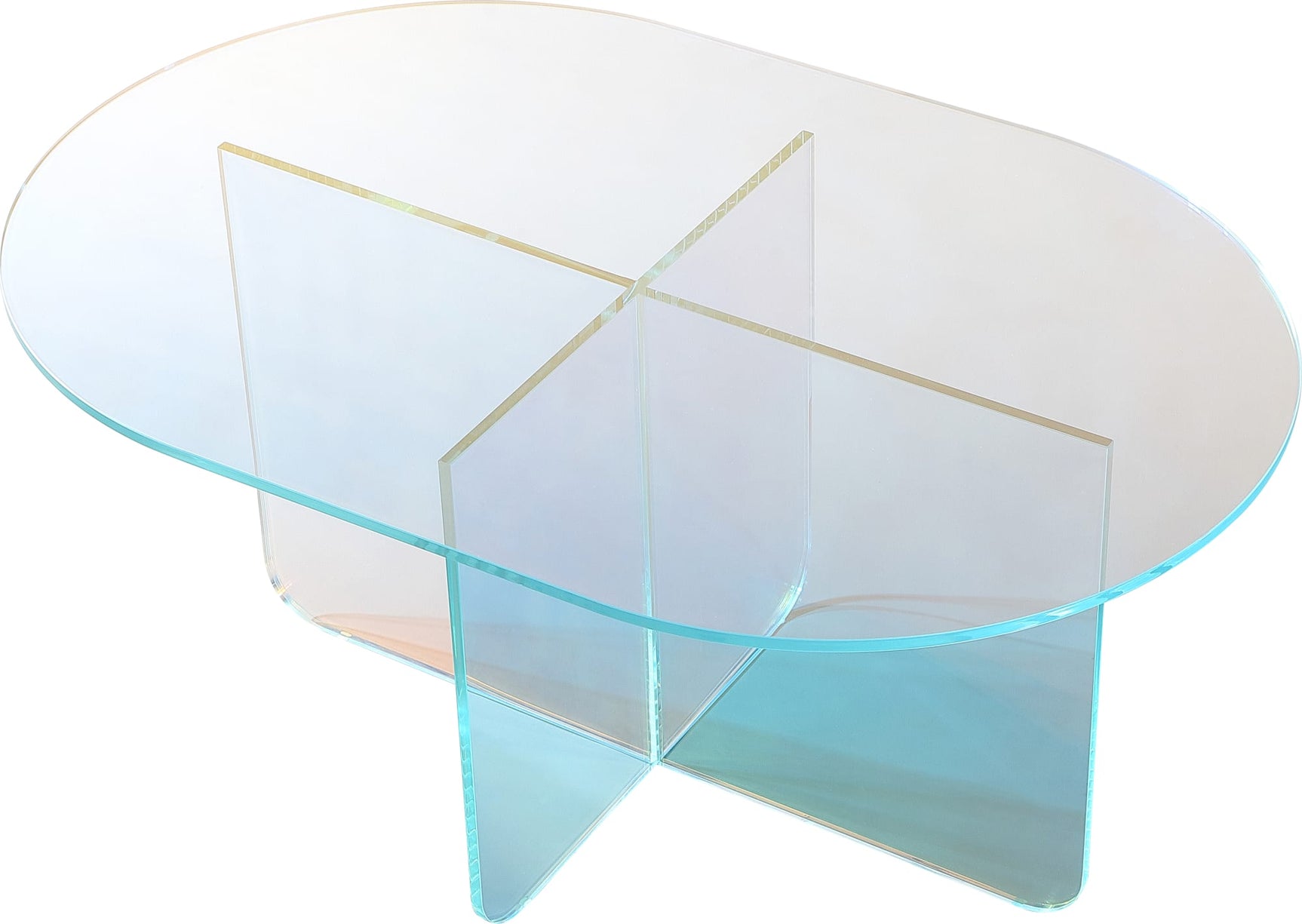 Fomo Iridescent Glass Coffee Table - Ornate Home