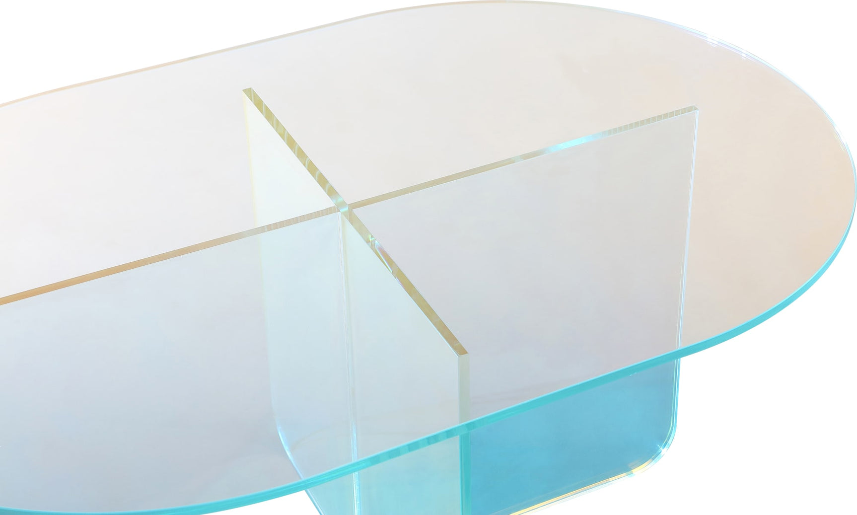 Fomo Iridescent Glass Coffee Table - Ornate Home