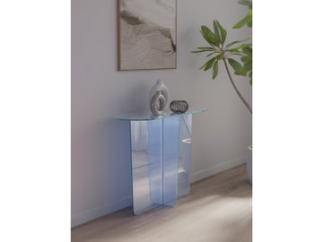 Fomo Iridescent Glass Console Table - Ornate Home