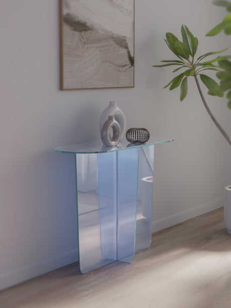 Fomo Iridescent Glass Console Table - Ornate Home