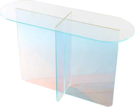 Fomo Iridescent Glass Console Table - Ornate Home