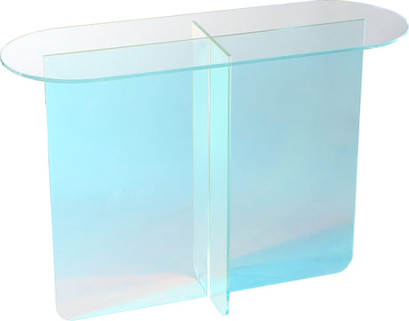 Fomo Iridescent Glass Console Table - Ornate Home