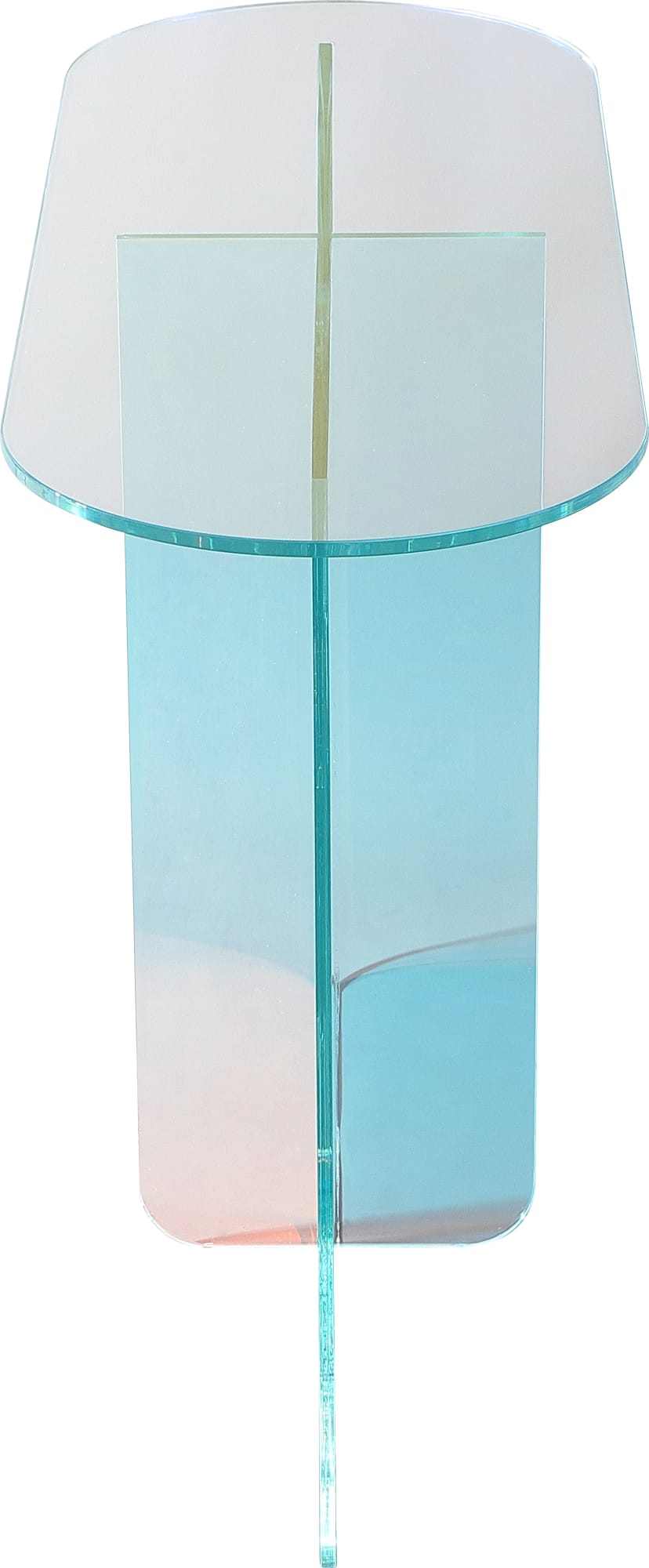 Fomo Iridescent Glass Console Table - Ornate Home