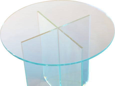 Fomo Iridescent Glass Large End Table - Ornate Home