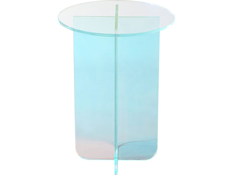 Fomo Iridescent Glass Small End Table - Ornate Home
