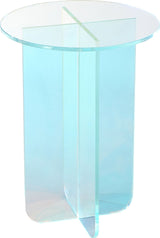 Fomo Iridescent Glass Small End Table - Ornate Home