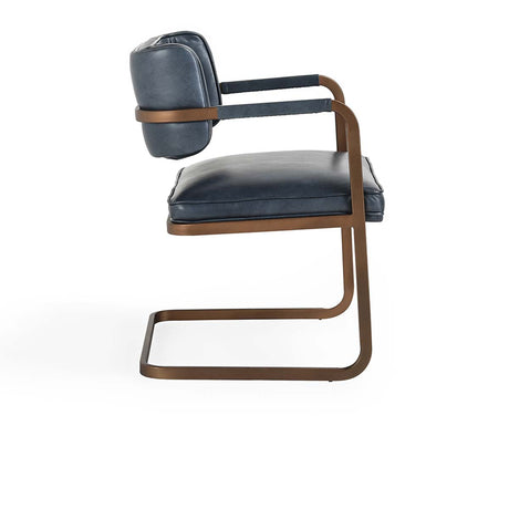 Fonda Ocean Blue Dining Chair - Ornate Home