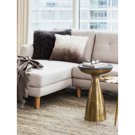 Font Brass Side Table - Ornate Home