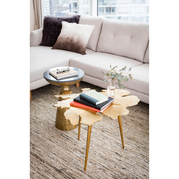 Font Brass Side Table - Ornate Home