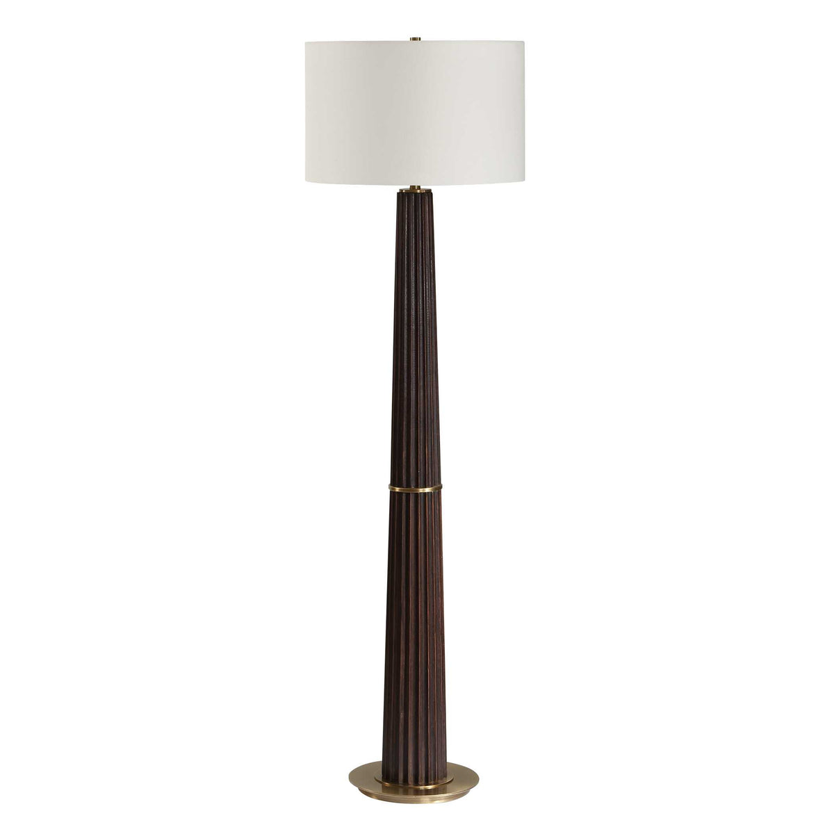 Forage Dark Oak Floor Lamp - Ornate Home