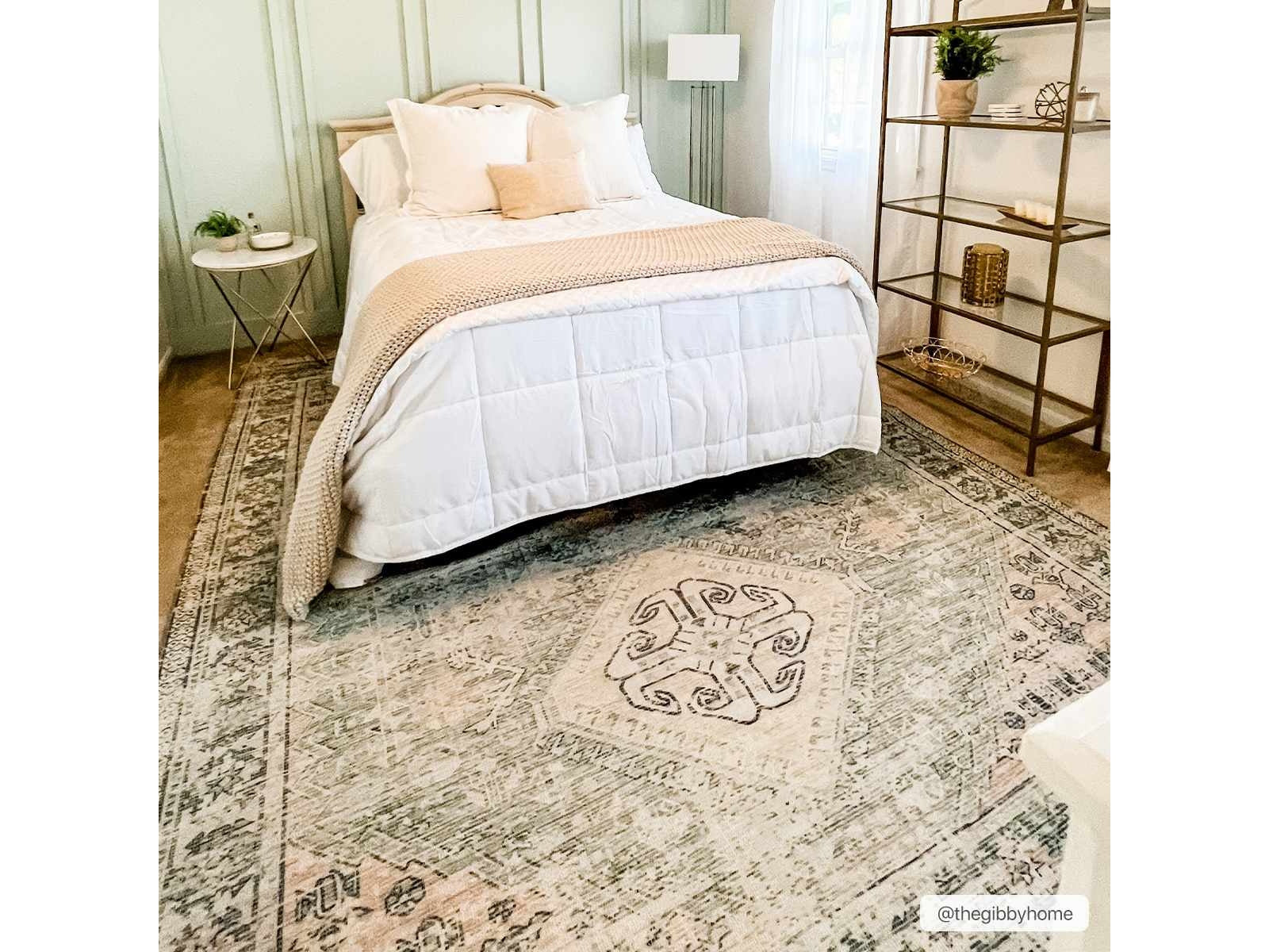 Foraker Sage Green Cotton Rug - Ornate Home