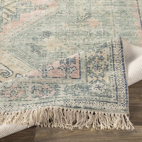 Foraker Sage Green Cotton Rug - Ornate Home